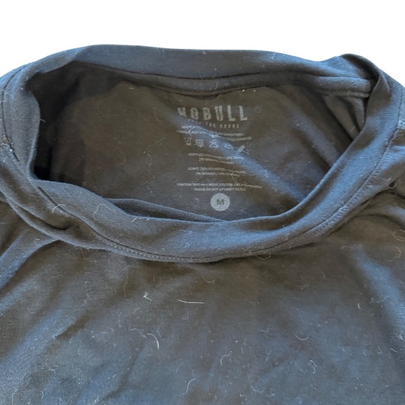 Lot of 3 NOBULL Womens Long Sleeve Training Shirts Size Medium Black Grey Purple - Picture 4 of 10